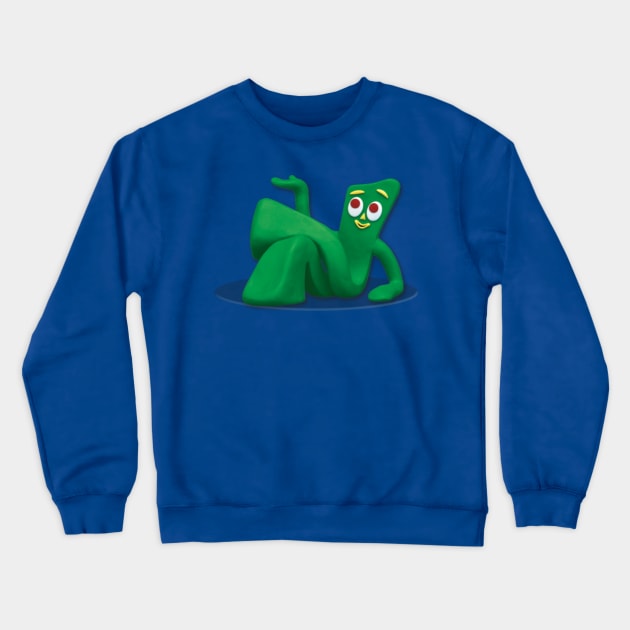 Gumby Crewneck Sweatshirt by jeremiahm08